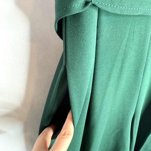 NWT Calvin Klein Green Belted Wide Leg Jumpsuit 2 - Picture 8 of 13